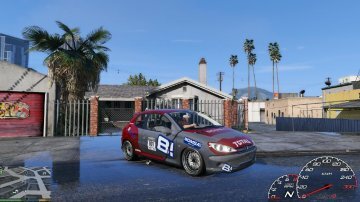 Peugeot 206 GTi Racing PaintJob - GTA5