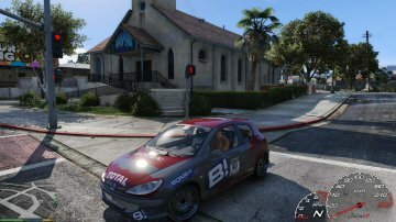 Peugeot 206 GTi Racing PaintJob - GTA5
