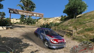 Peugeot 206 GTi Racing PaintJob - GTA5