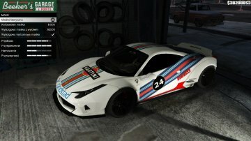 Martini Ferrari 458 Italia [LibertyWalk] - GTA5