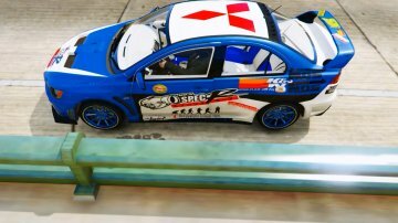 Mitsubishi Lancer Evolution X FQ-400 HKS Paintjob - GTA5