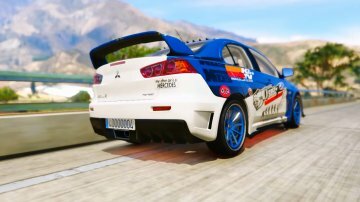 Mitsubishi Lancer Evolution X FQ-400 HKS Paintjob - GTA5