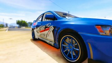 Mitsubishi Lancer Evolution X FQ-400 HKS Paintjob - GTA5