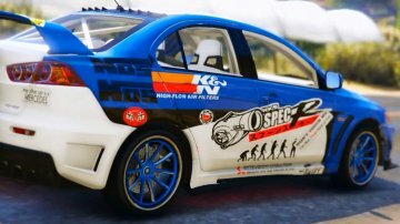 Mitsubishi Lancer Evolution X FQ-400 HKS Paintjob
