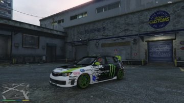 Ken Block Livery | 2008 Gymkhana Subaru Impreza WRX STI - GTA5