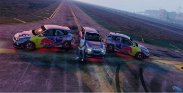 Subaru Wrx STI Travis Pastrana Livery [Red Bull]