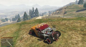 Skin West Coast pour Ford Pickup Hotrod Style 1936