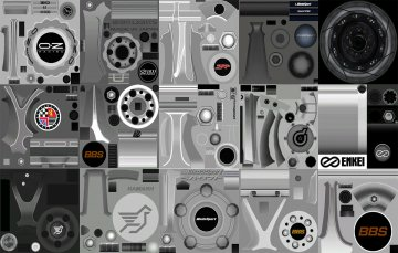 Textures for Real Brand Rims Pack - GTA5