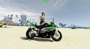 BMW HP4 Green Paintjob - GTA5