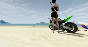 BMW HP4 Green Paintjob - GTA5