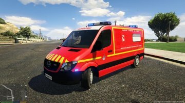Mercedes Sprinter VSAV Sapeurs-Pompiers de Paris - GTA5