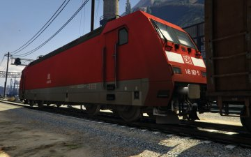 Bombadier Traxx DB BR 145 - Train Mod [Enterable] - GTA5