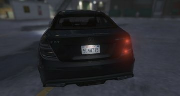 Mercedes-Benz C63 AMG Unmarked - GTA5