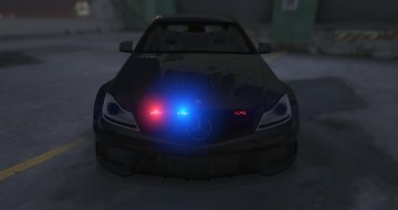 Mercedes-Benz C63 AMG Unmarked - GTA5