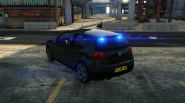 Volkswagen Golf Unmarked Politie - GTA5