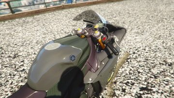 Yamaha R1 2014 Grey/Gold Paintjobs - GTA5