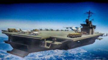 Flying Aircraft Carrier (Drivable) - GTA5