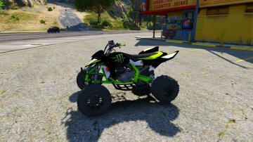 Suzuki LTR 450 2009 - Monster Energy - GTA5