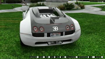 Bugatti Veyron L'orque Blanc Paintjob - GTA5