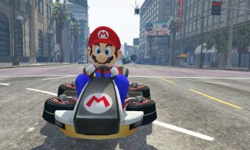 Mario Kart 8 - Default Kart [Menyoo] - GTA5