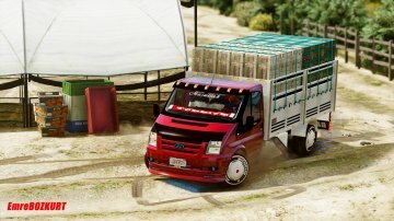 Ford Transit Açık Kasa [Add-On / Replace] - GTA5