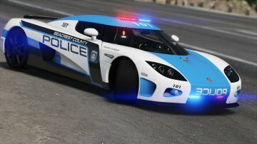 Koenigsegg CCX | Hot Pursuit Police [Add-On / Replace | Template] - GTA5