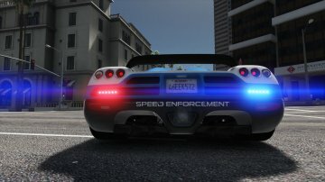 Koenigsegg CCX | Hot Pursuit Police [Add-On / Replace | Template] - GTA5