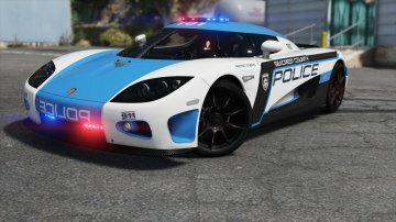 Koenigsegg CCX | Hot Pursuit Police [Add-On / Replace | Template] - GTA5