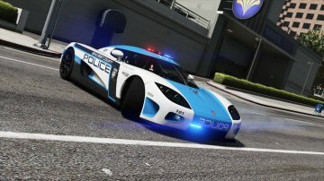 Koenigsegg CCX | Hot Pursuit Police [Add-On / Replace | Template] - GTA5