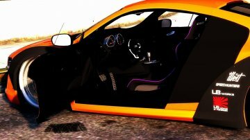 Audi R8 V10 Plus 5.2 FSi Coupe 2013 Liberty Walk LB Performance Kit Itasha - GTA5