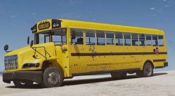 Caisson Elementary C School Bus [Add-On / Replace | Wipers] - GTA5