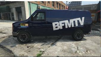 Camionette BFMTV-France 2-Itélé - GTA5