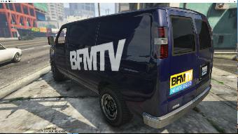 Camionette BFMTV-France 2-Itélé - GTA5