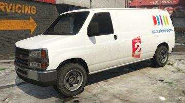 Camionette BFMTV-France 2-Itélé - GTA5