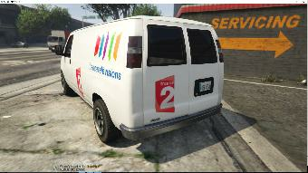 Camionette BFMTV-France 2-Itélé - GTA5