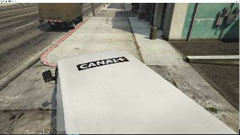 Camionette BFMTV-France 2-Itélé - GTA5