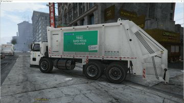 Camion recyclage Paris - GTA5