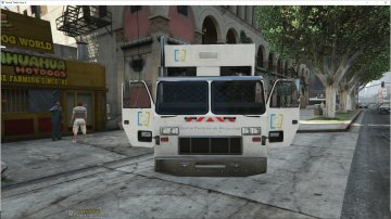 Camion recyclage Paris - GTA5