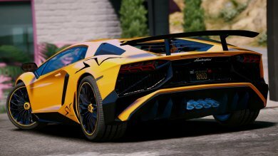 Lamborghini Aventador LP 750-4 SV 2015 - GTA5