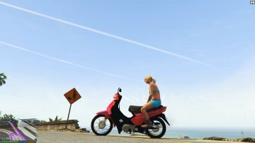 Honda Biz C100 2005 - GTA5