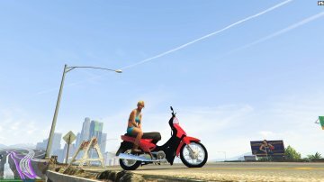 Honda Biz C100 2005 - GTA5