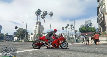 Suzuki Hyabusa Drag Bike - GTA5