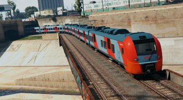 Siemens Desiro Rus Lastochka [Replace] - GTA5