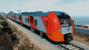 Siemens Desiro Rus Lastochka [Replace] - GTA5