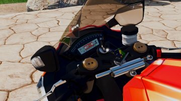 Kawasaki ZX10R Orange White - GTA5