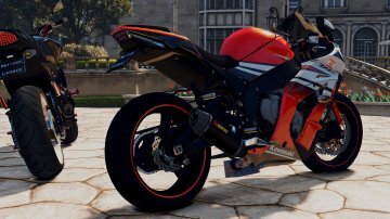 Kawasaki ZX10R Orange White - GTA5