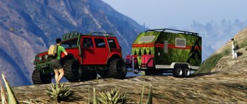 Off-Road Caravan + Mesa with Hook