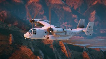 USMC MV-22B (8 liveries w/ illuminated rotors) - GTA5