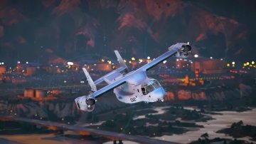 USMC MV-22B (8 liveries w/ illuminated rotors) - GTA5