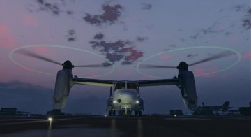 USMC MV-22B (8 liveries w/ illuminated rotors) - GTA5